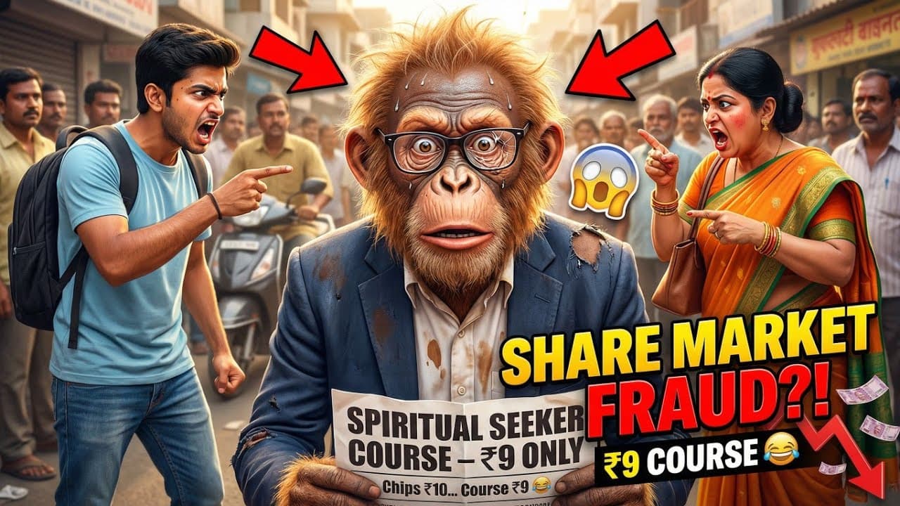 Monkey Man Share Market Scam
